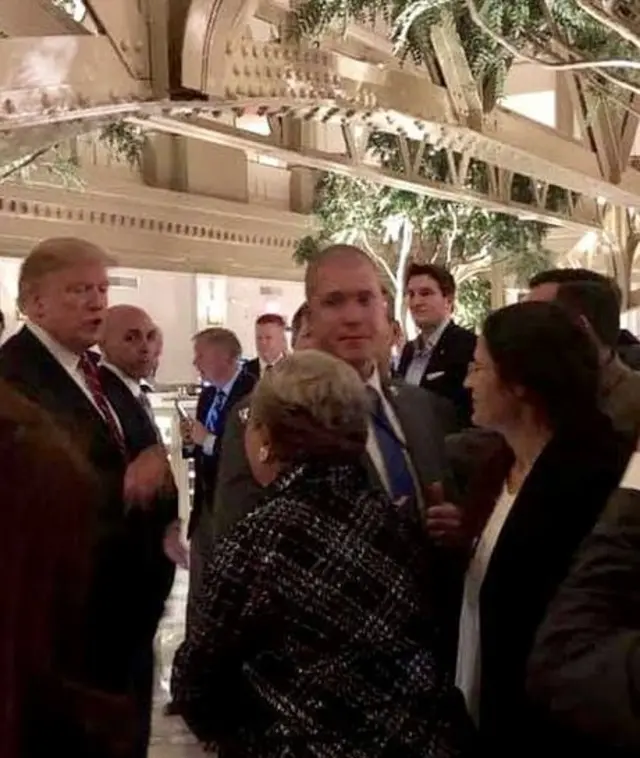 İlham Ahmed, Ocak 2019'da ABD'deki görüşmelerinin ardından Trump'la ayaküstü konuşmuştu