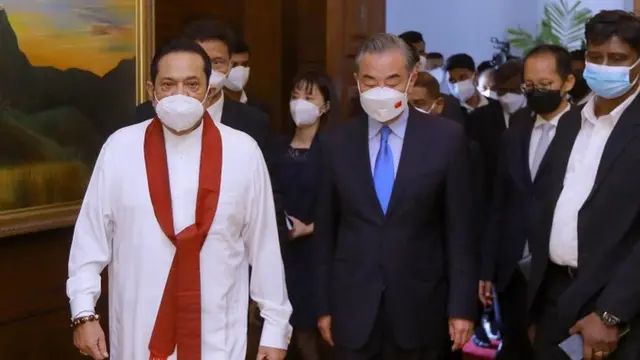 சீன வெளிவிவகார அமைச்சர் மற்றும் மஹிந்த ராஜபக்ச