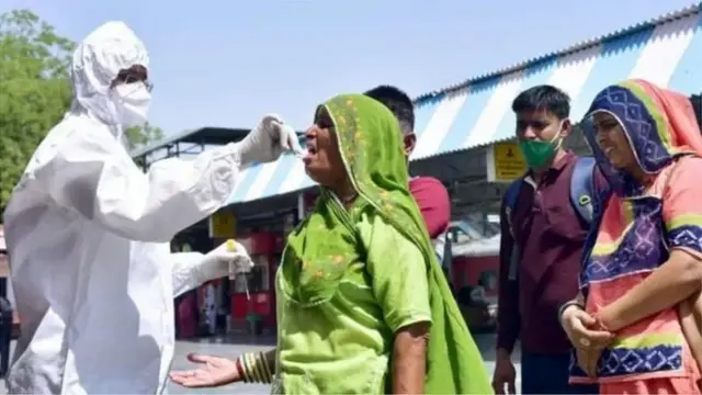 कोविड जांच की फ़ाइल फोटो