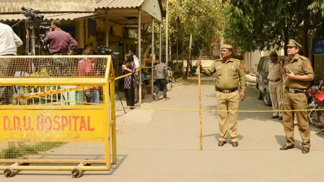 દિલ્હીની દીન દયાળ ઉપાધ્યાય હૉસ્પિટલની તસવીર