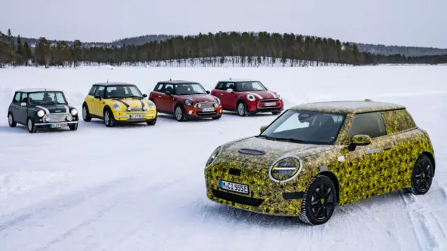 نسل جدید مینی در حال آزمایش‌های زمستانی در سوئد است