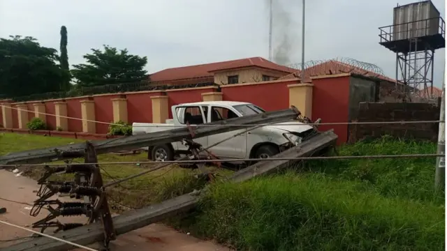 INEC office catch fire