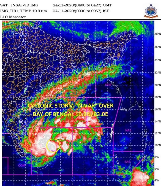 nivar cyclone update in tamil