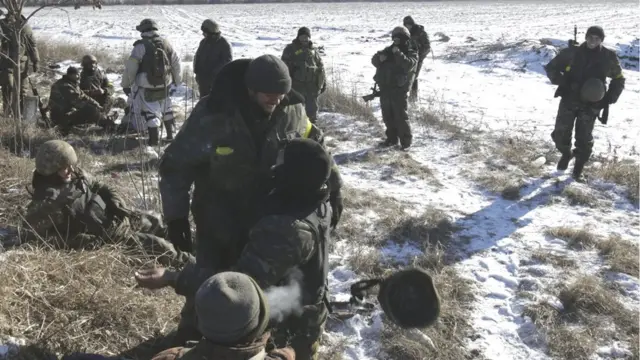 Бойові дії велися на Світлодарській дузі, що на дебальцевському напрямку