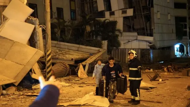 разрушенный отель Marshal