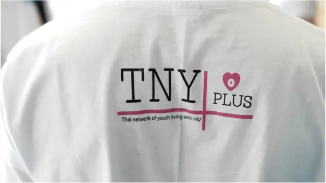สัญลักษณ์เครือข่ายเยาวชนที่อยู่ร่วมกับเชื้อเอชไอวี