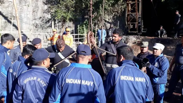 मेघालय के लुमथरी में कोयला खदान, बचाव कार्य