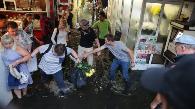 затопленный переход