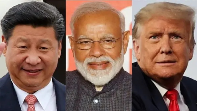 जिनपिंग, मोदी और ट्रंप