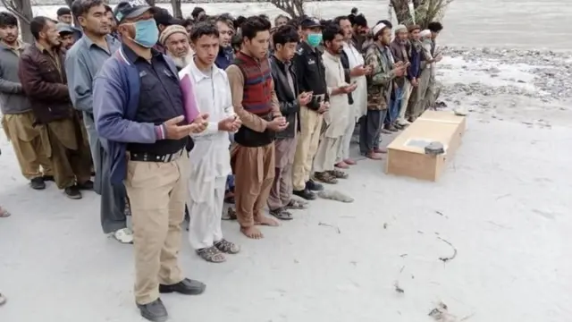 लद्दाख से गिलगित बह कर आने वाली लाश