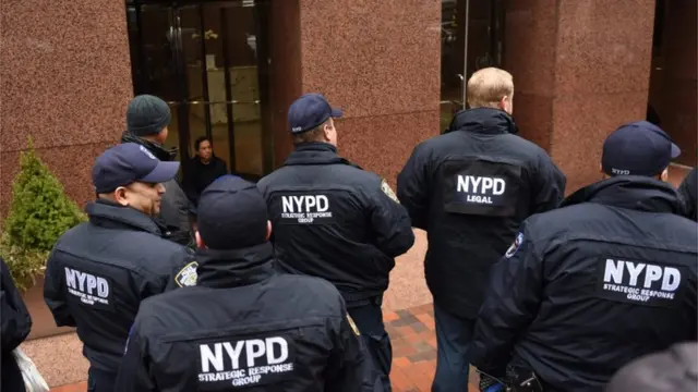 Policías de Nueva York.