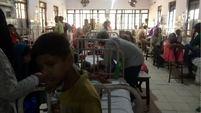 बहराइच अस्पताल जहां बच्चों की मौत हुई, उत्तर प्रदेश, योगी आदित्यनाथ