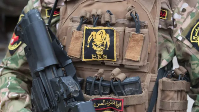 Солдат проправительственной армии в Мосуле