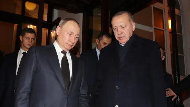 Владимир Путин и Реджеп Эрдоган