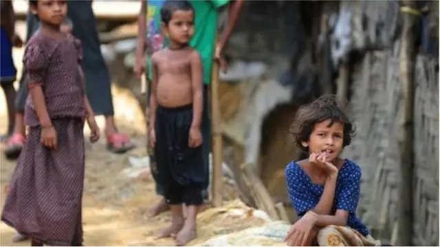 টেকনাফের একটি শরণার্থী শিবির