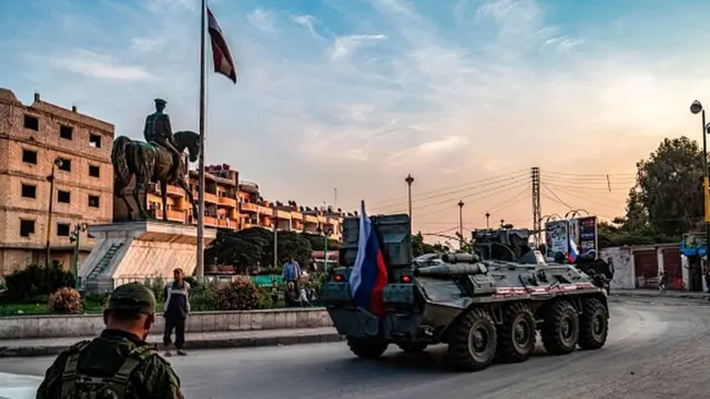 Rus ordusu, ABD'nin çekildiği bölgelere Suriye ordusuyla birlikte girdi