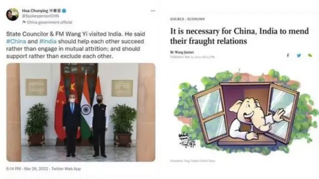 चीनच्या माध्यमांत भारताचं कौतुक