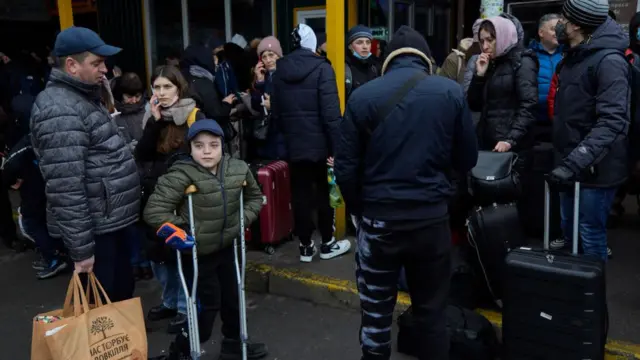 Estación de autobús en Kiev