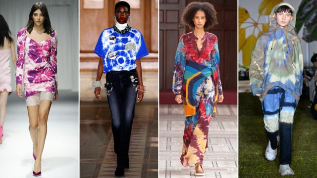 Fashion lookahead: Eight major 2021 looks from tie-dye to pastels - BBC News
