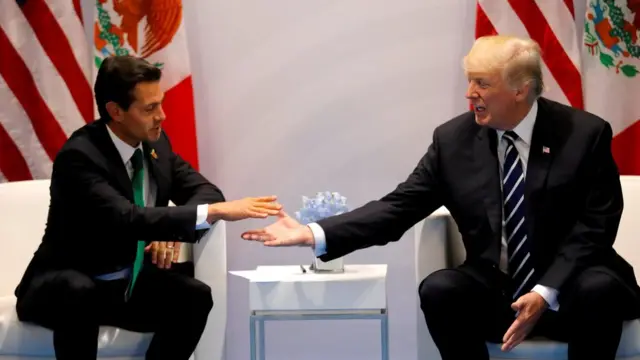 Enrique Peña Nieto y Donald Trump