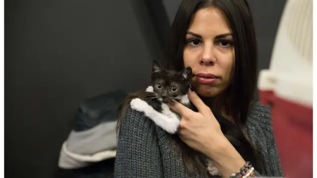 Мачка са новом власницом