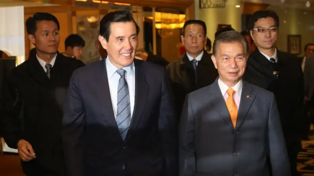 马英九因为担任党主席期间的"三中案"而被检察单位调查。