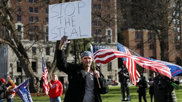 Сторонник Трампа в Мичигане