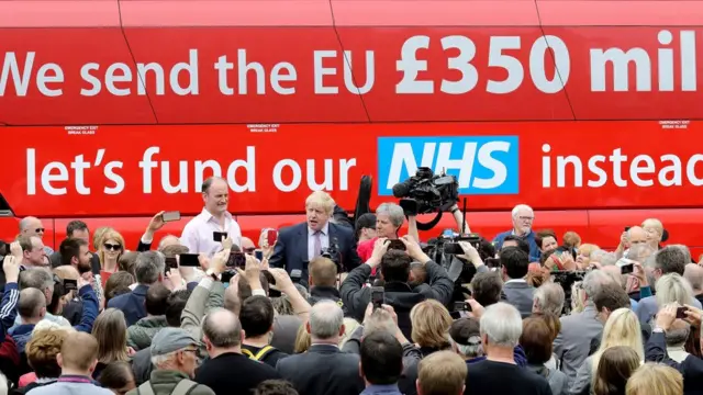 Johnson 2016'daki referandumda Brexit için kampanya yapmıştı