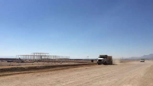 La planta abandonada de Ford en Villa de Reyes, México.