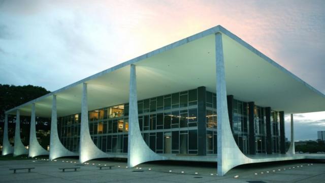 A sede do STF em Brasília