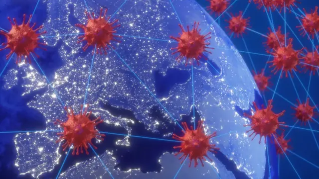 વિશ્વને કોવિડની અસરની પ્રતીકાત્મક તસવીર