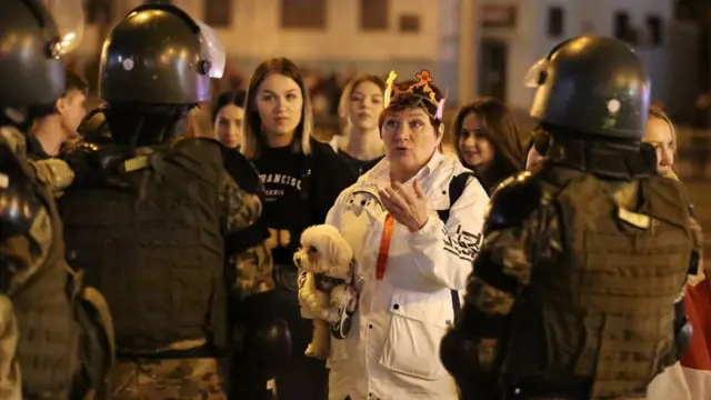 Протесты в Минске
