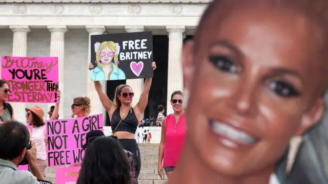 Simpatizantes de Britney Spears.