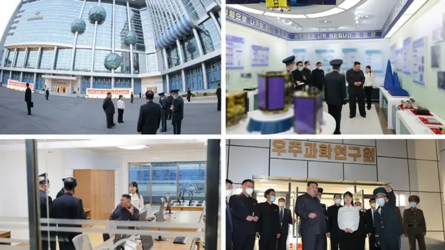 김정은 북한 중앙노동당 총비서가 18일 국가우주개발국을 현지지도했다. 딸 김주애도 동행했다