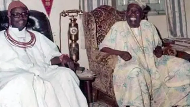 Ọba Adesoji Tadenikawo Aderemi ati Ọba ilu Benin