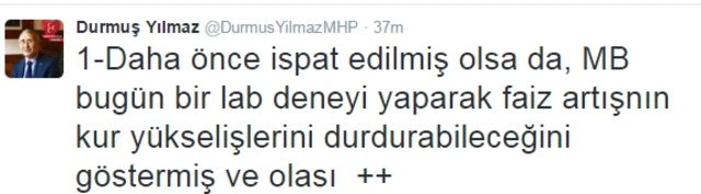 Durmuş Yılmaz Twit