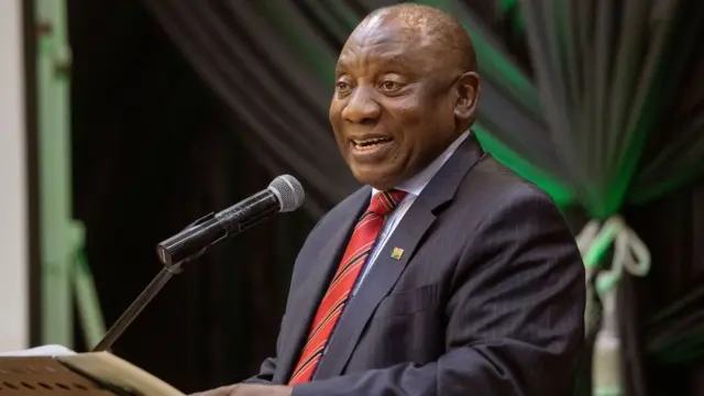 சிரில் ரமபோசா, தென்னாப்பிரிக அதிபர்