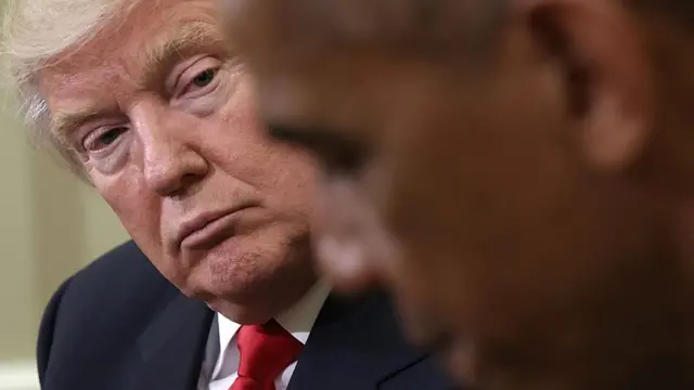 Трамп и Обама