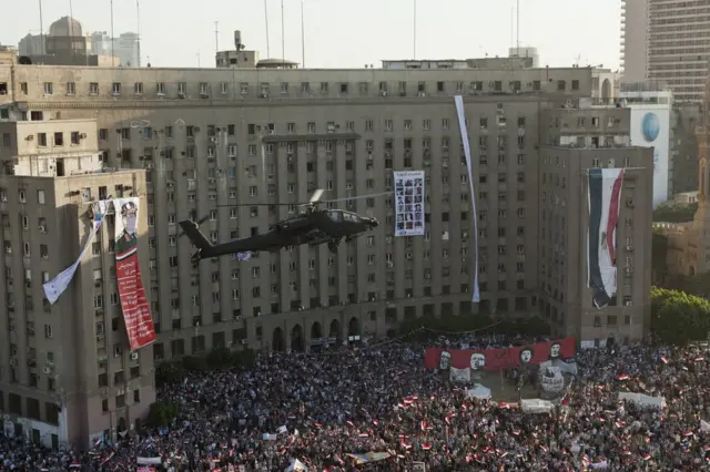 Mısır'da Mursi karşıtı bir gösteri