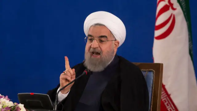 Perezida Hassan Rouhani wa Iran avuga ko azarenga kuri ibyo bihano