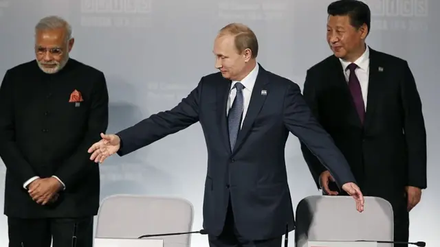रूस, भारत और चीन