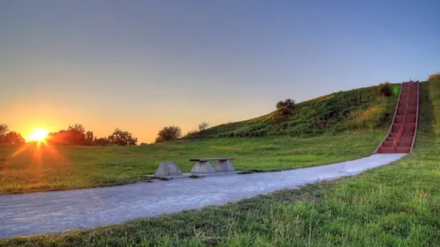 Sitio arqueológico de Cahokia.