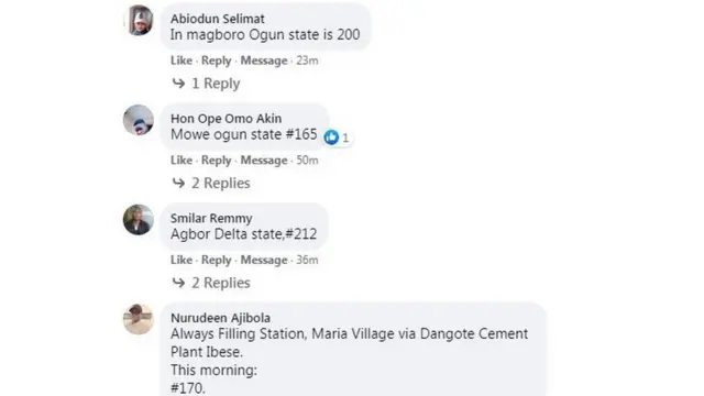 Fuel Hike: Iye tí epo bẹtiróò jẹ́ láwọn ìpínlẹ̀ Nàìjíríà