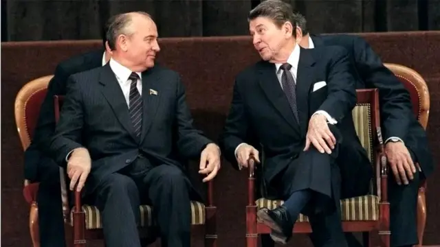 Горбачев и Рейган