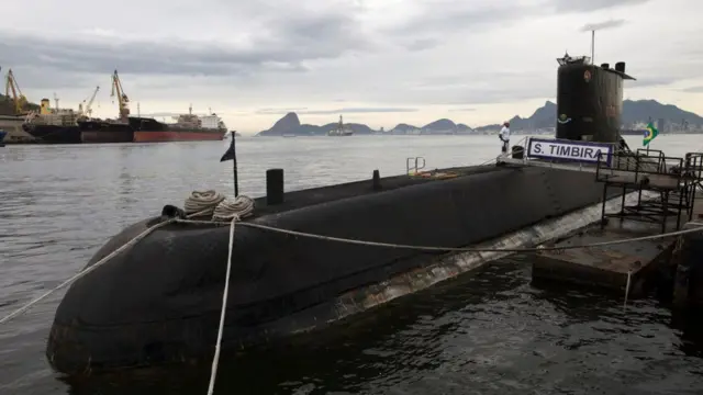 Submarino brasileño.