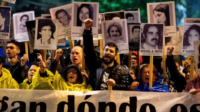 Manifestación en Uruguay