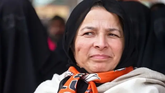 2019 மக்களவைத் தேர்தலுக்கு முன், ஸ்ரீநகரில் நடந்த பாஜக பொதுக்கூட்டம் ஒன்றில் அதன் ஆதரவாளர். (கோப்புப்படம்)