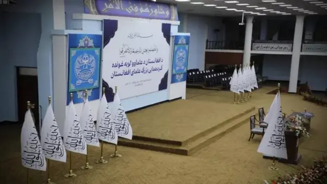 نشست سه روزه در محلی موسوم به «خیمه لویه جرگه» در کابل تحت تدابیر شدید امنیتی برگزار شده است