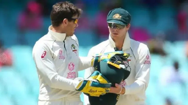 टिम पेन और स्टीव स्मिथ