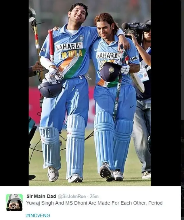 धोनी और युवराज